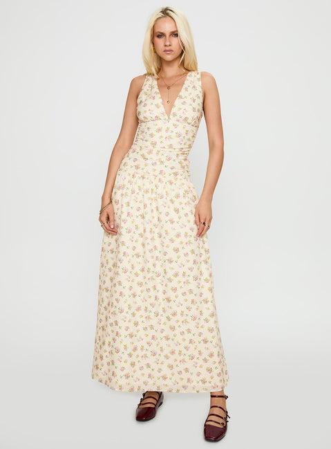Esthie Maxi Dress Multi Floral Product Image