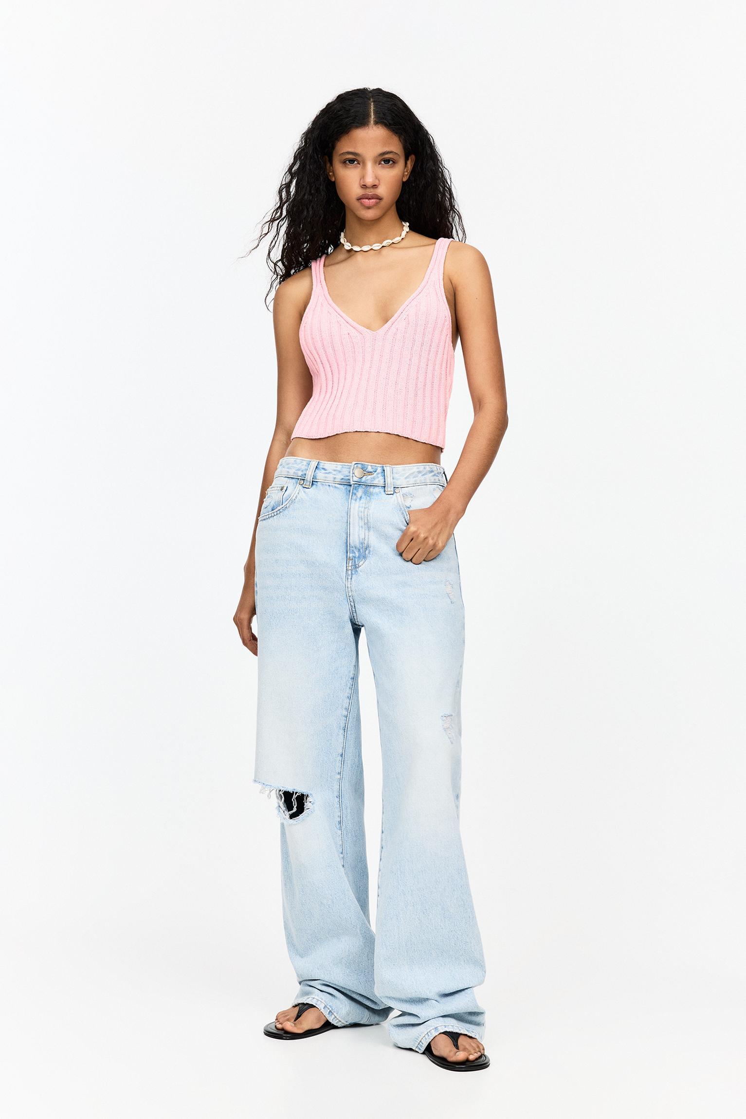 Crochet top with straps Product Image