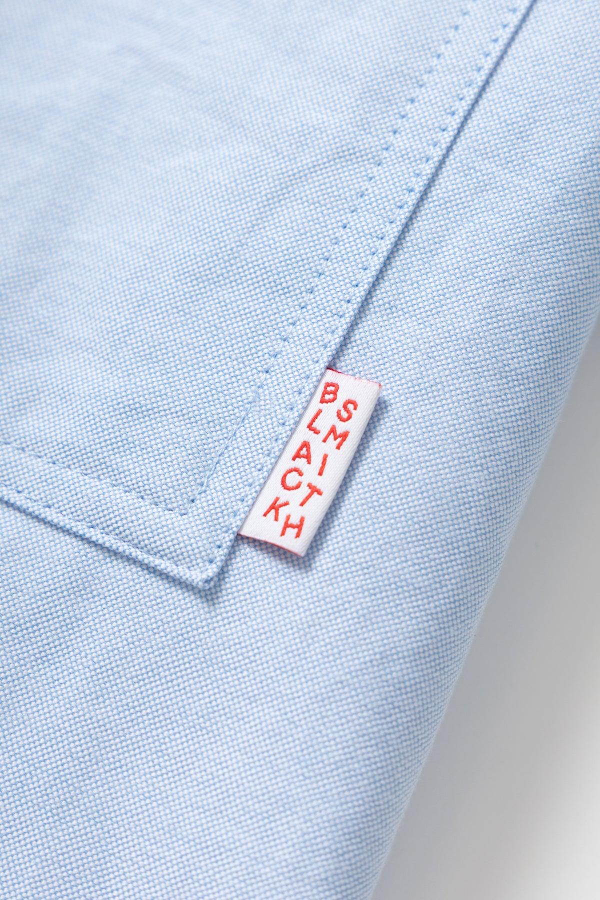 Blacksmith - 'Boxford' Short Sleeve Utility Shirt - Blue Product Image