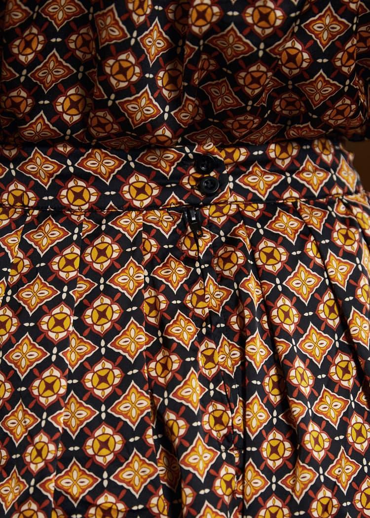 Playful Past Long Sleeve Blouse Product Image