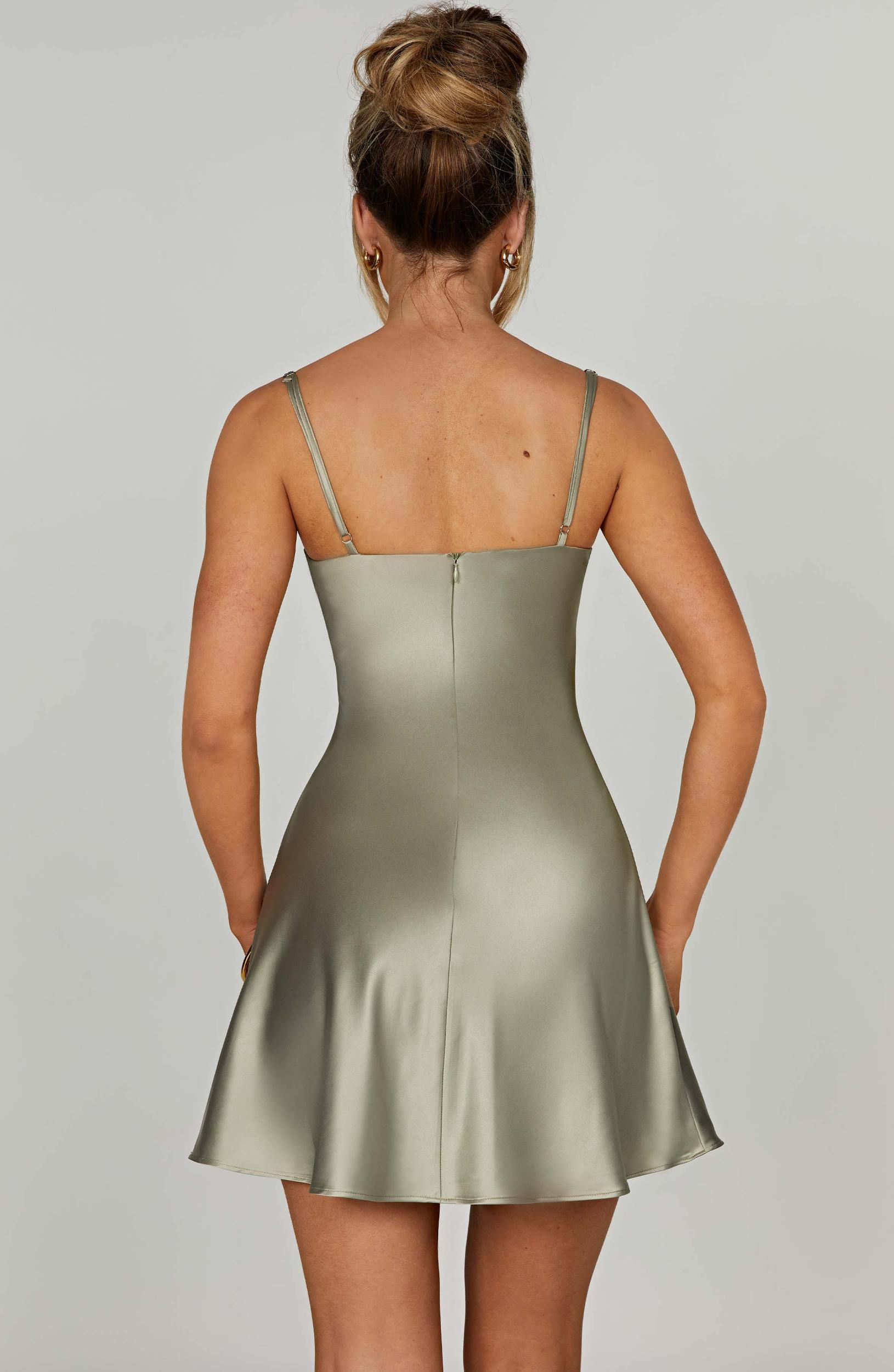 Azaria Mini Dress - Sage Product Image