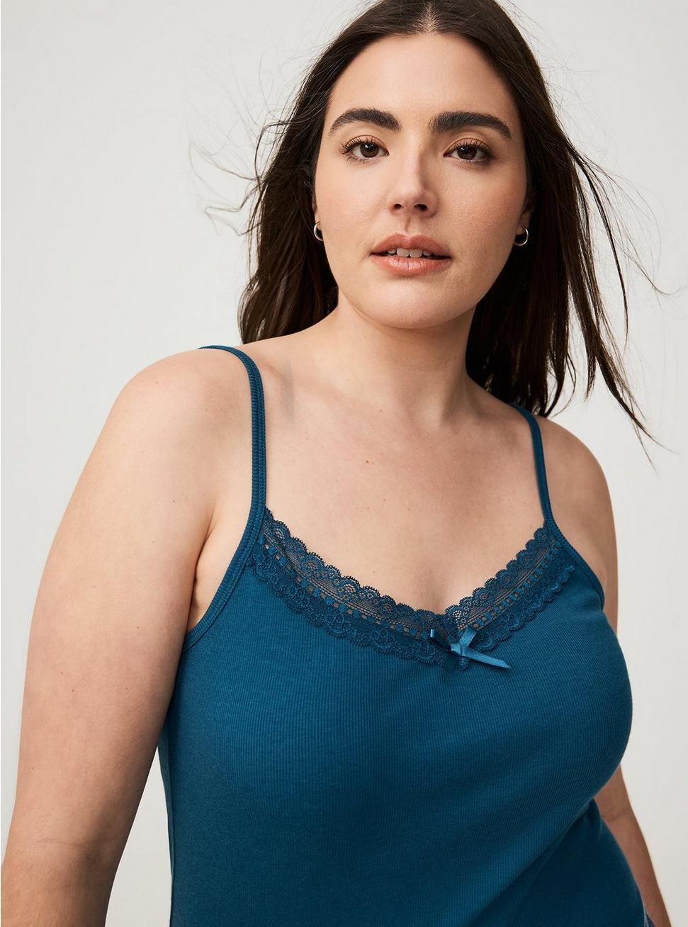 Lace Trim V-Neck Cami Product Image