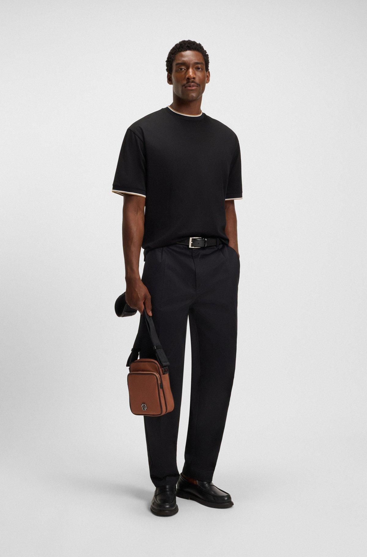 Twill reporter bag with Double B monogram Product Image