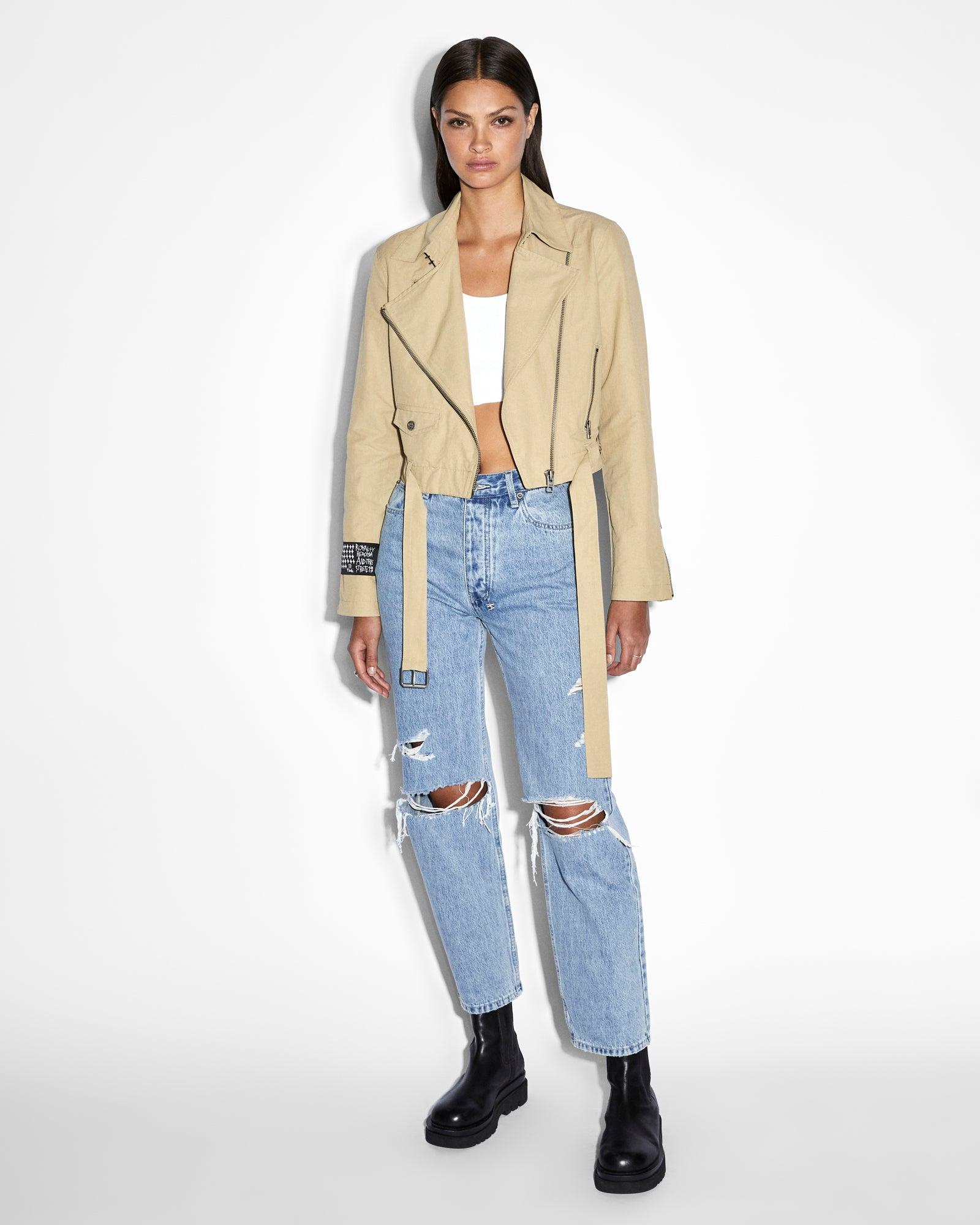 INCOGNITO BIKER/TRENCH KHAKI Female Product Image