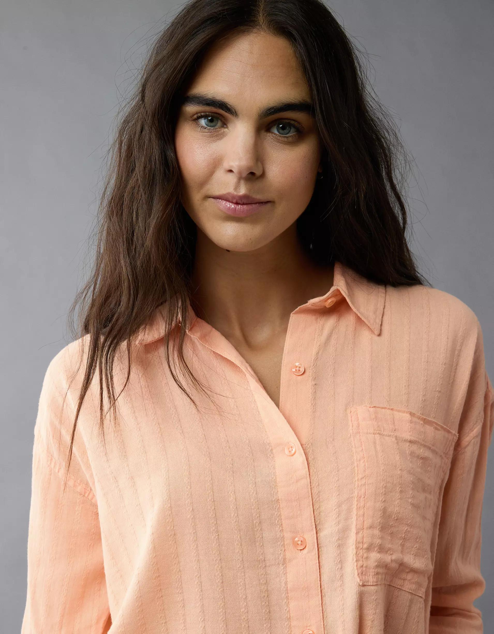 AE Perfect Button-Up Shirt Product Image