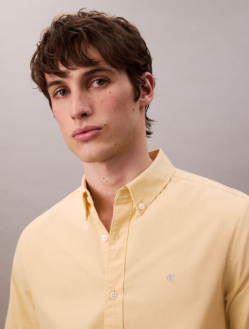 Solid Oxford Classic Button-Down Shirt Product Image