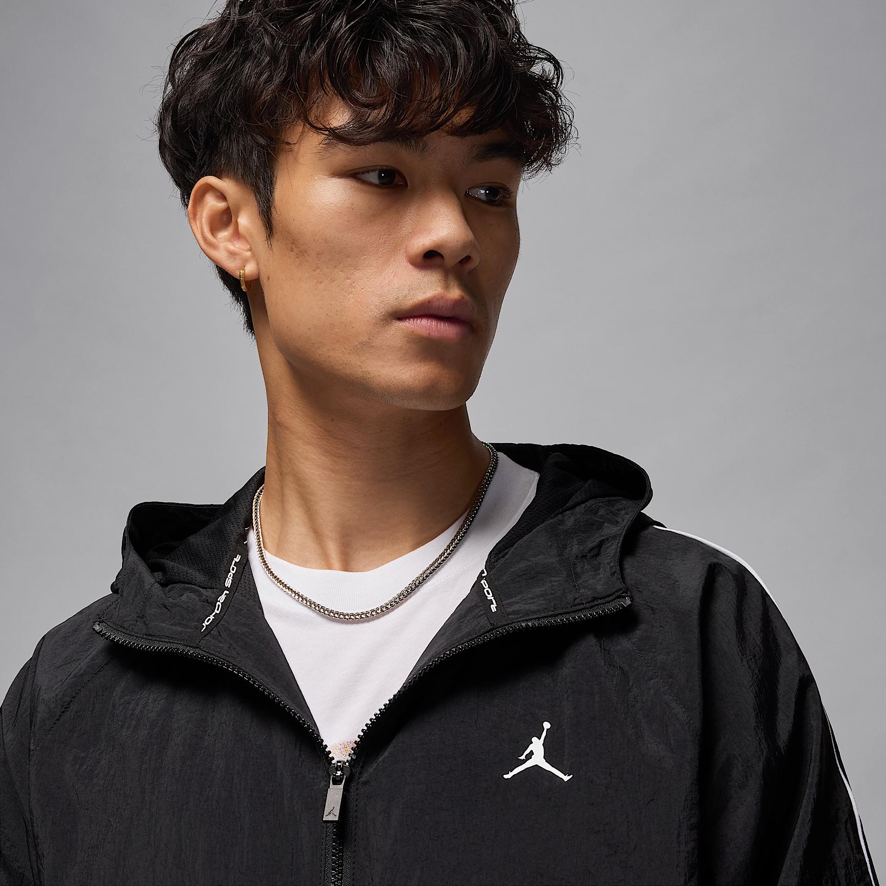 Mens Jordan Sport Classic Hooded Jacket | IB2241-010 Product Image