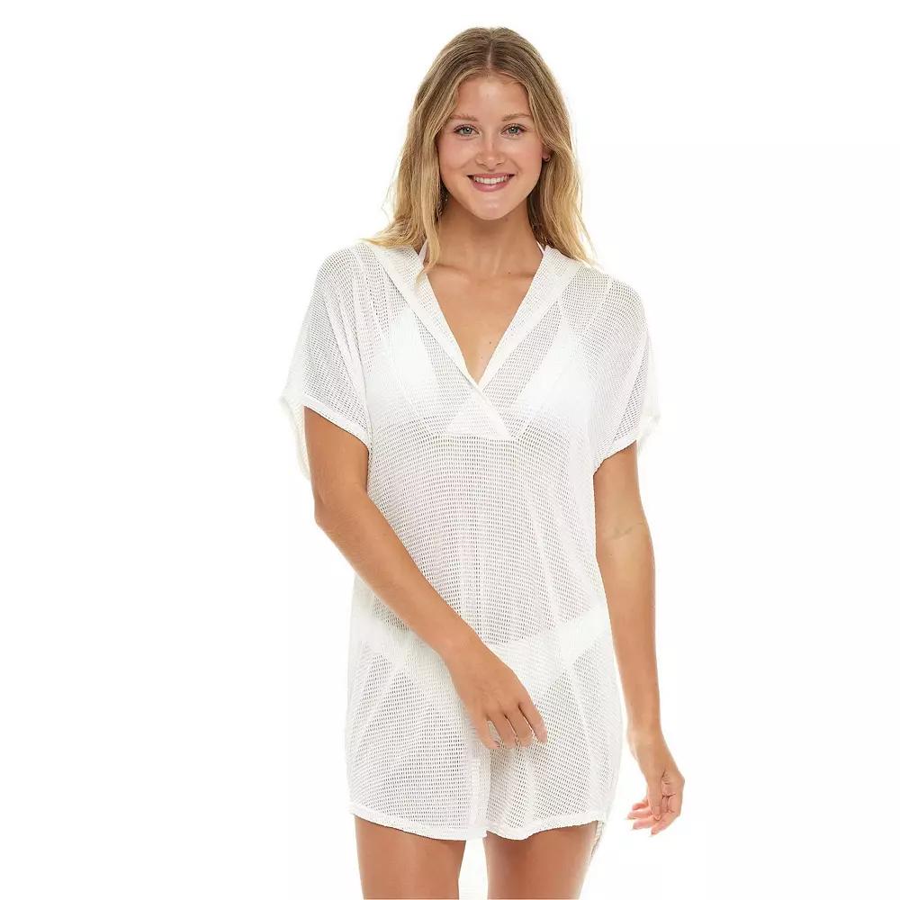 Women's Jordan Taylor Hooded Mesh Swim Cover-Up Hoodie,  Product Image