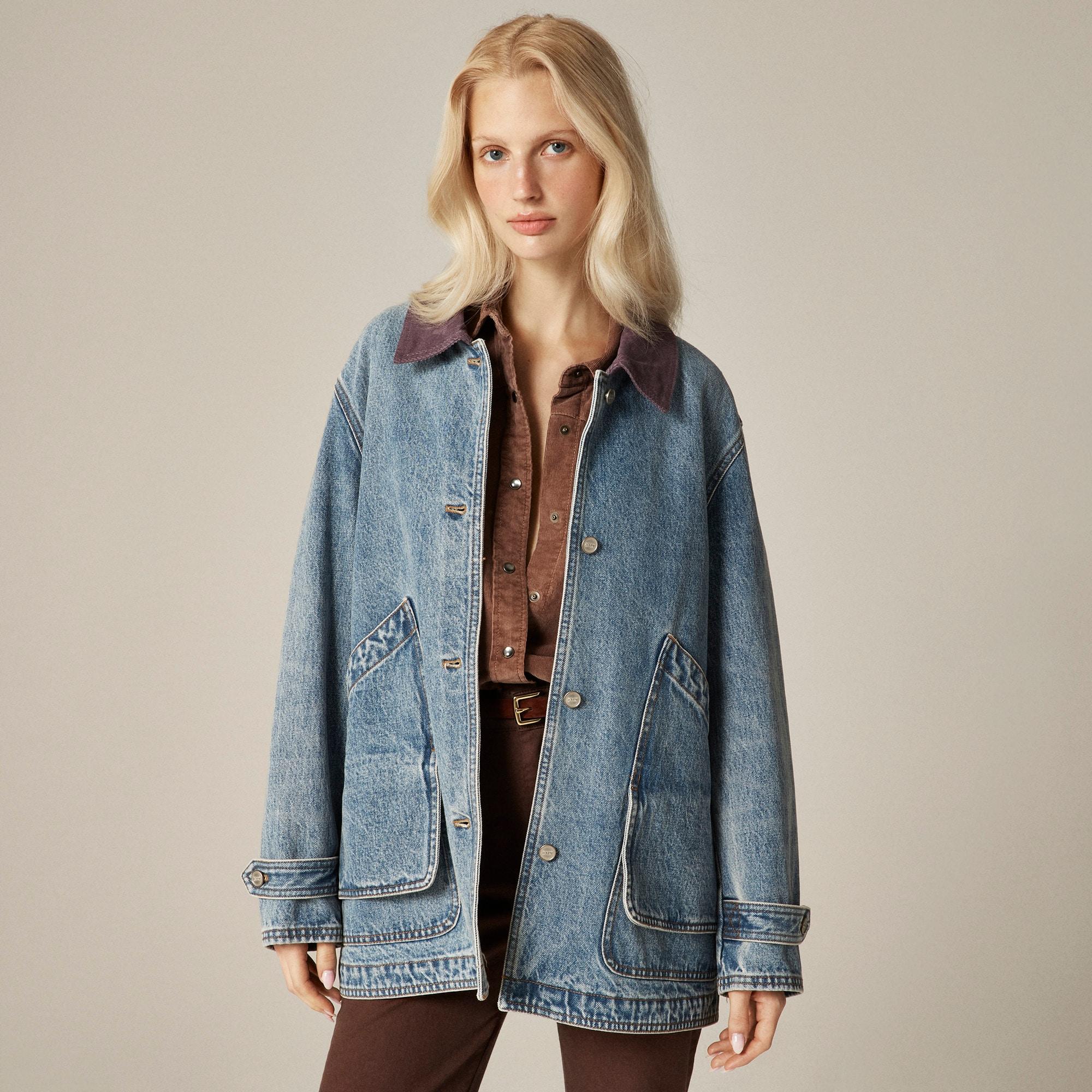 Relaxed Barn Jacket™ in denim Product Image