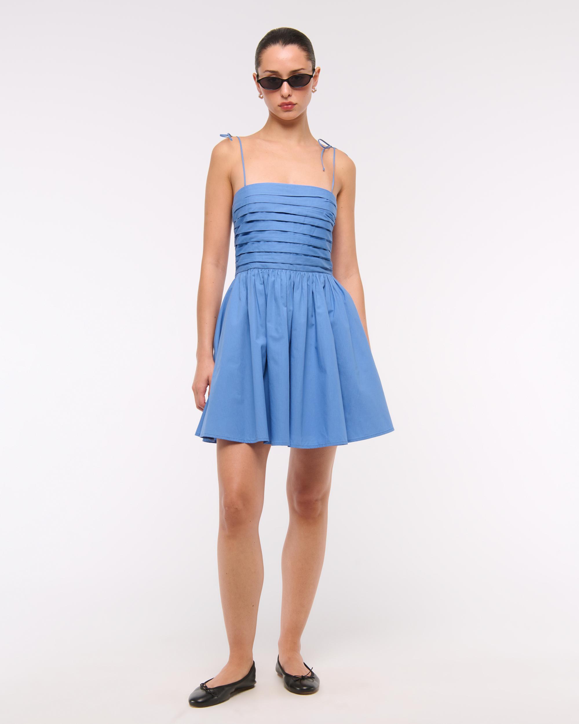The A&F Emerson Tie-Strap Mini Dress Product Image