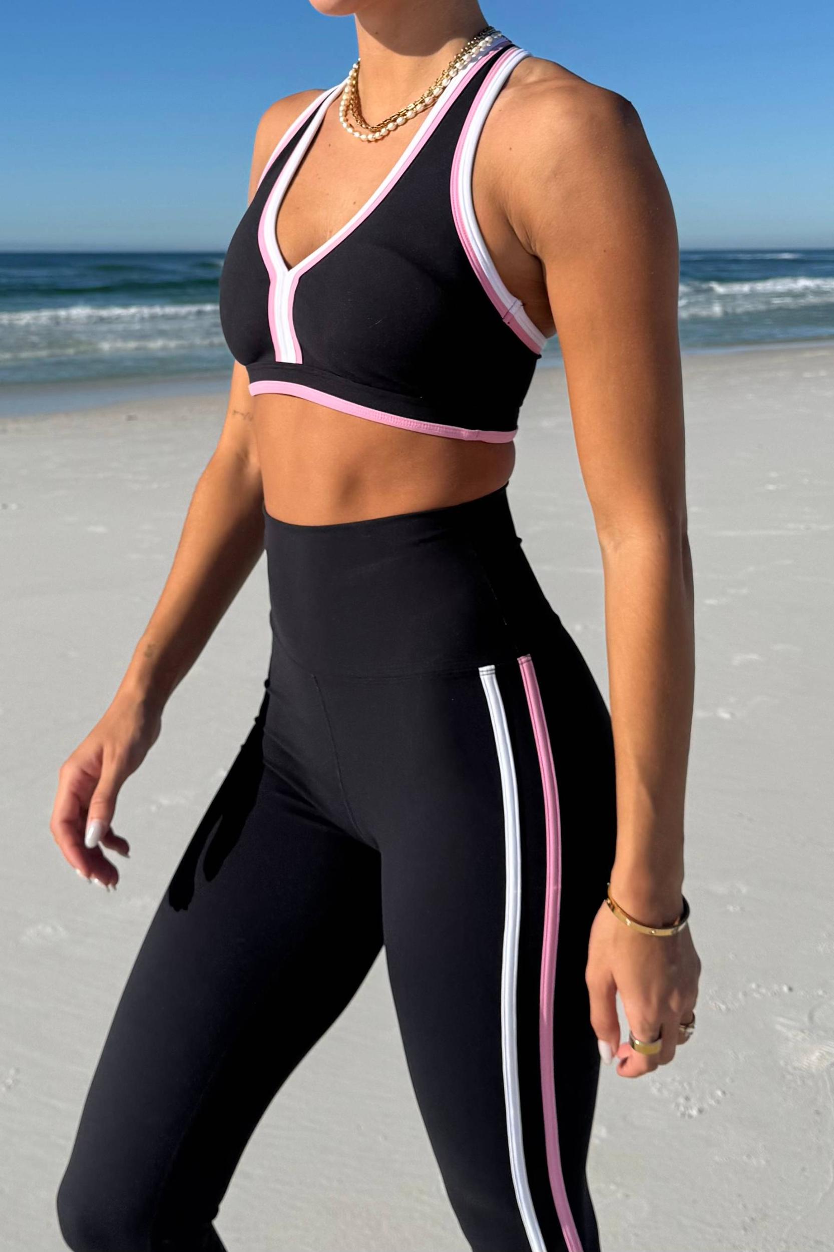 Nella Legging Prism Pink & Black Product Image