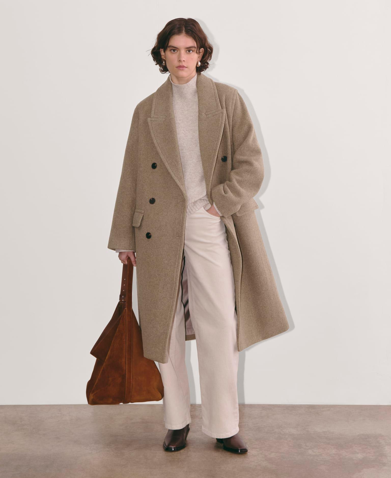 Womens Double-Breasted Coat in Wool by Everlane Product Image