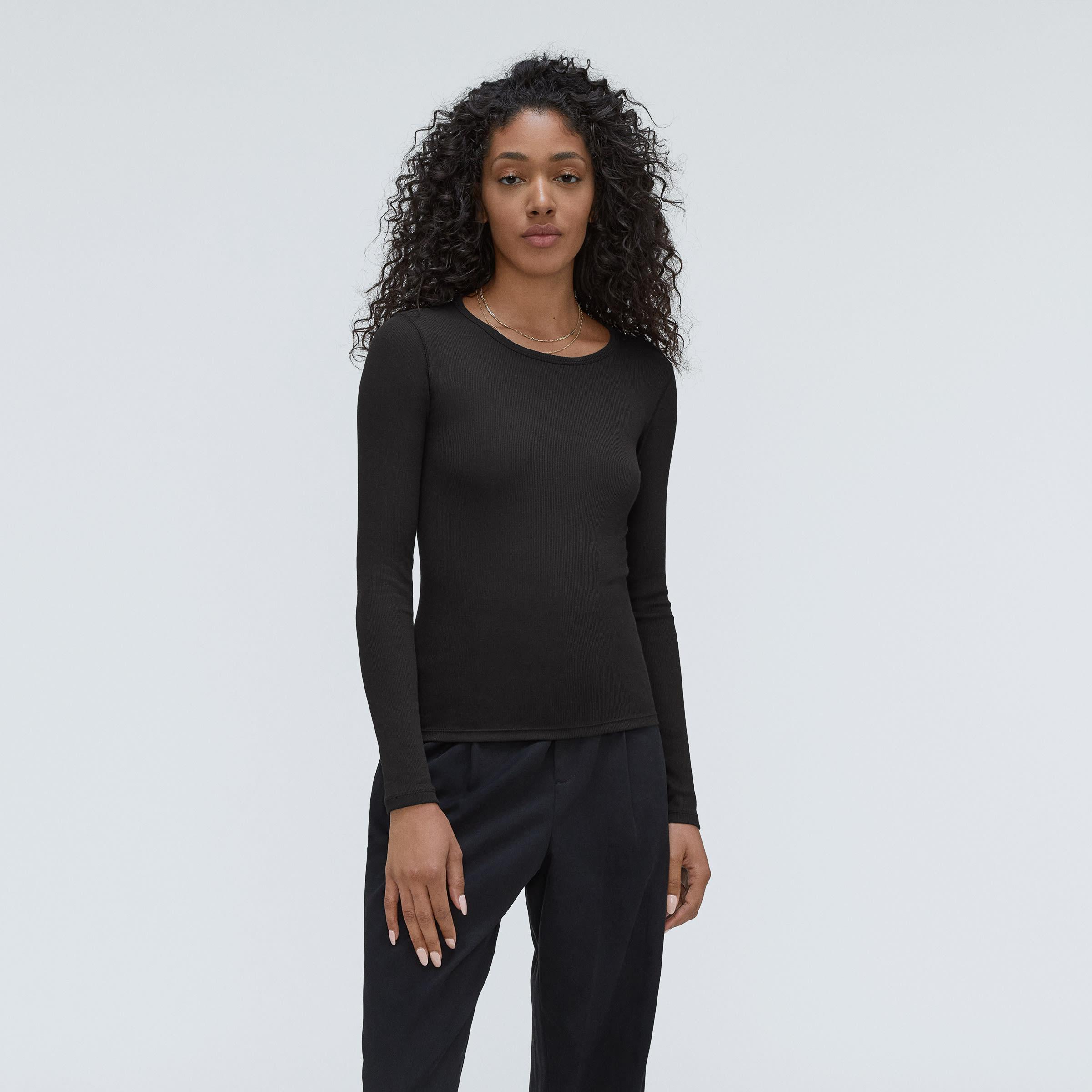Womens Luxe Rib Long-Sleeve Crew Sweater by Everlane Product Image