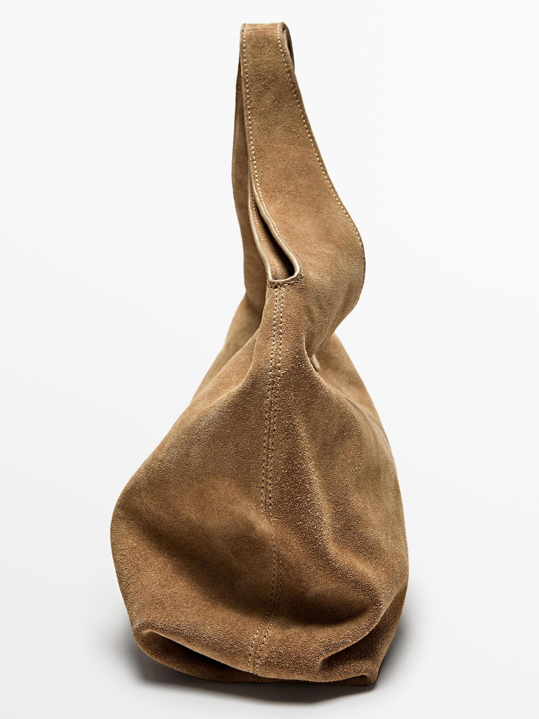 Medium split leather lady bag Product Image