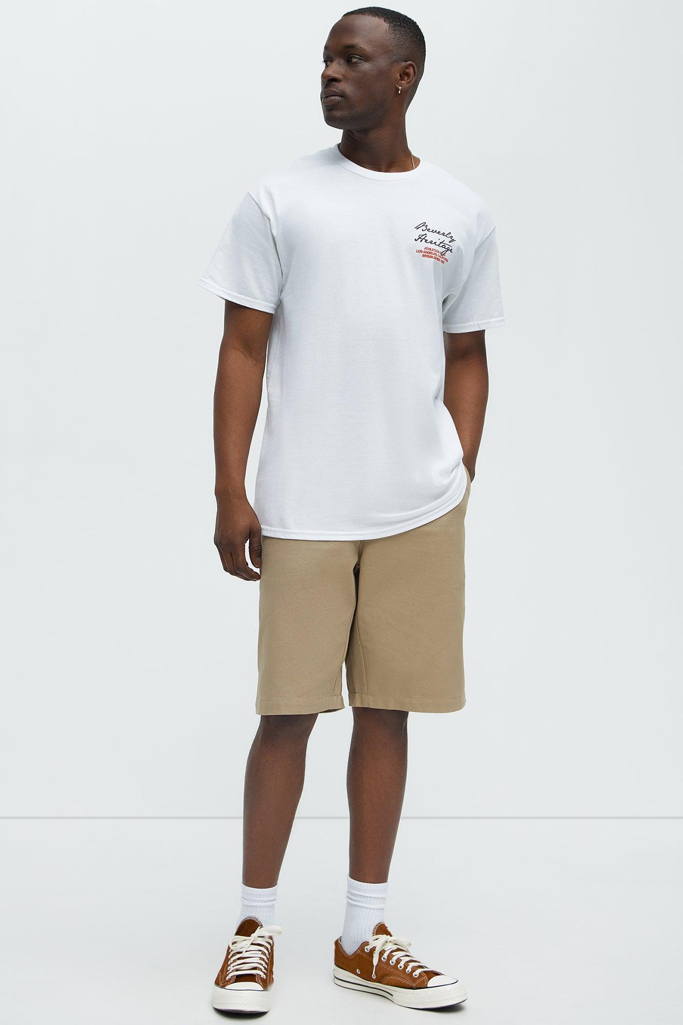 Beverly Heritage Short Sleeve Tee - White Product Image