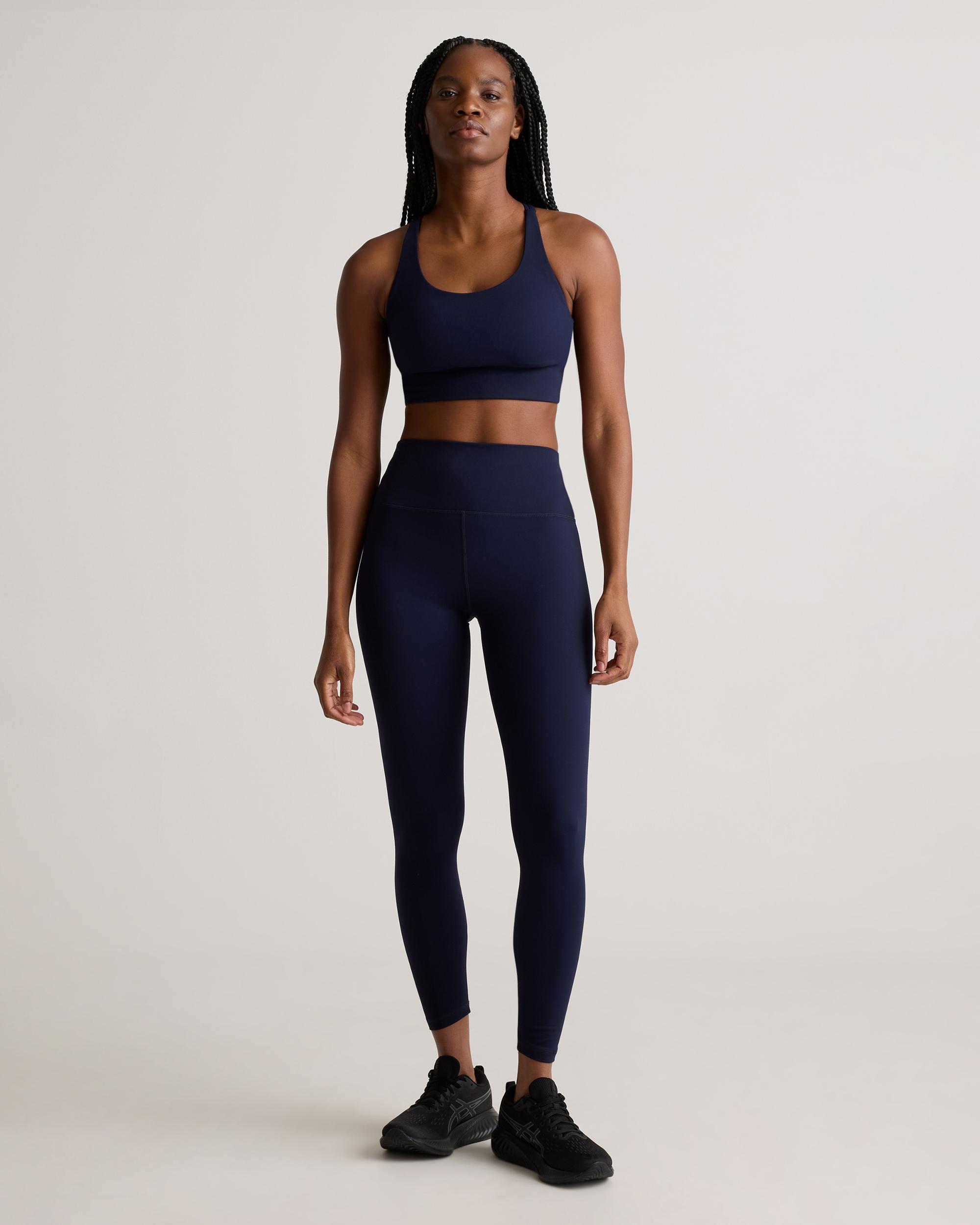 Quince | Women's Power-Up Long Line Strappy Sports Bra Size XS, Nylon/Spandex Product Image