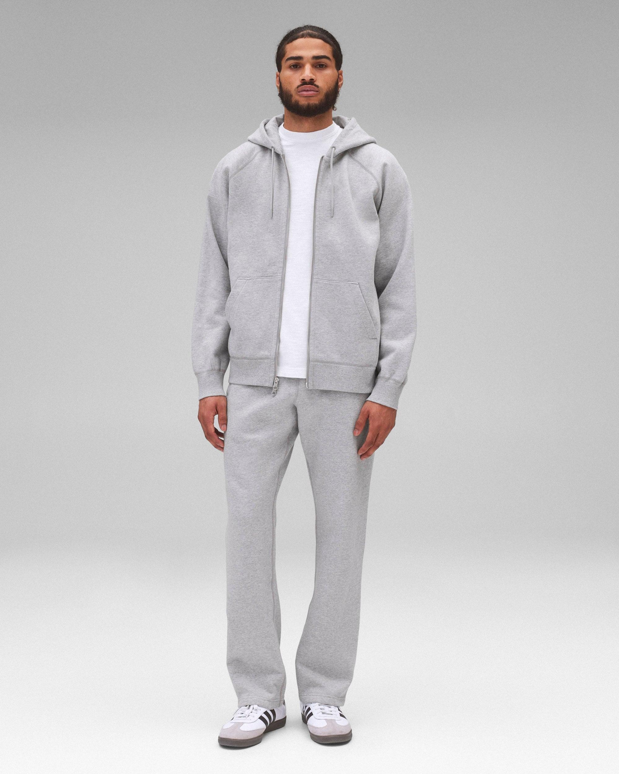 Brushed Fleece Standard Zip Hoodie Male Product Image