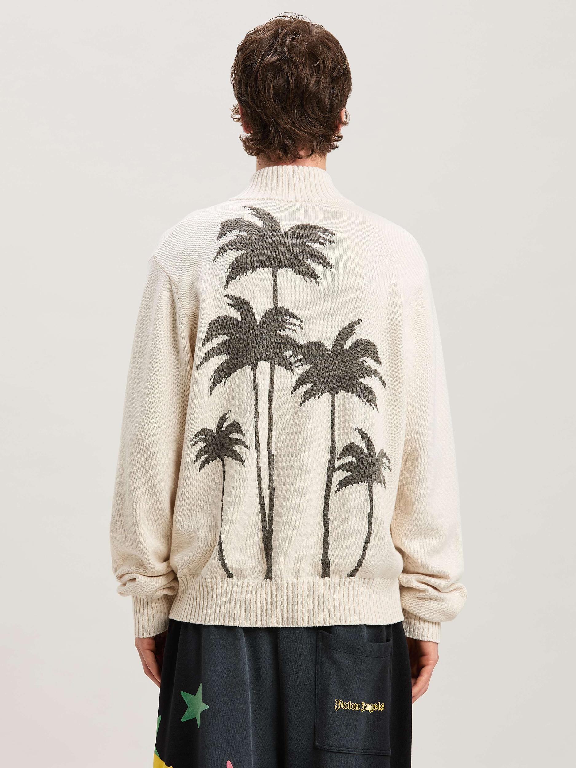 PALMS KNIT TRACK TOP OFF WHITE - GREY ME Product Image