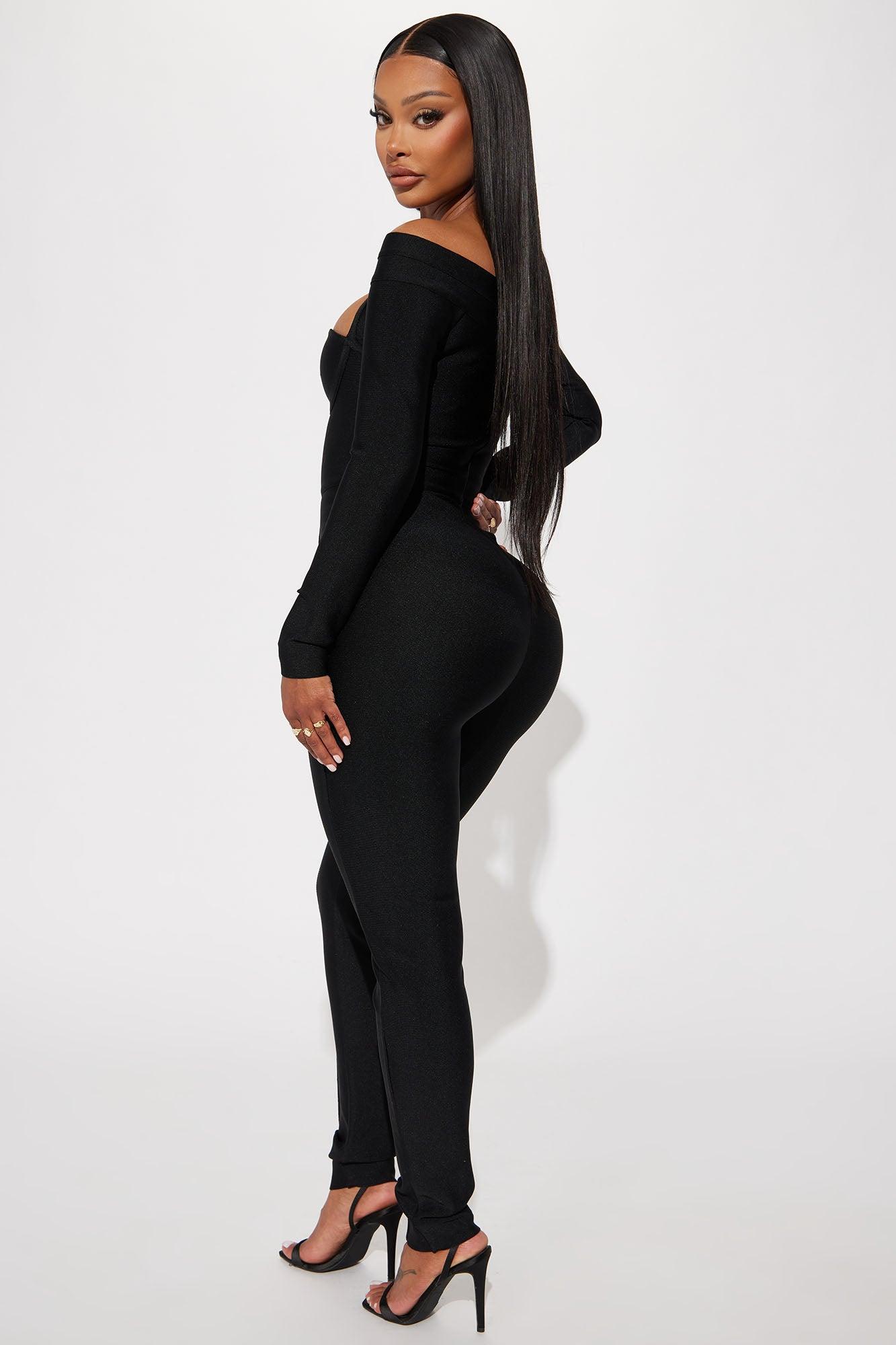 In My Element Bandage Jumpsuit - Black Product Image