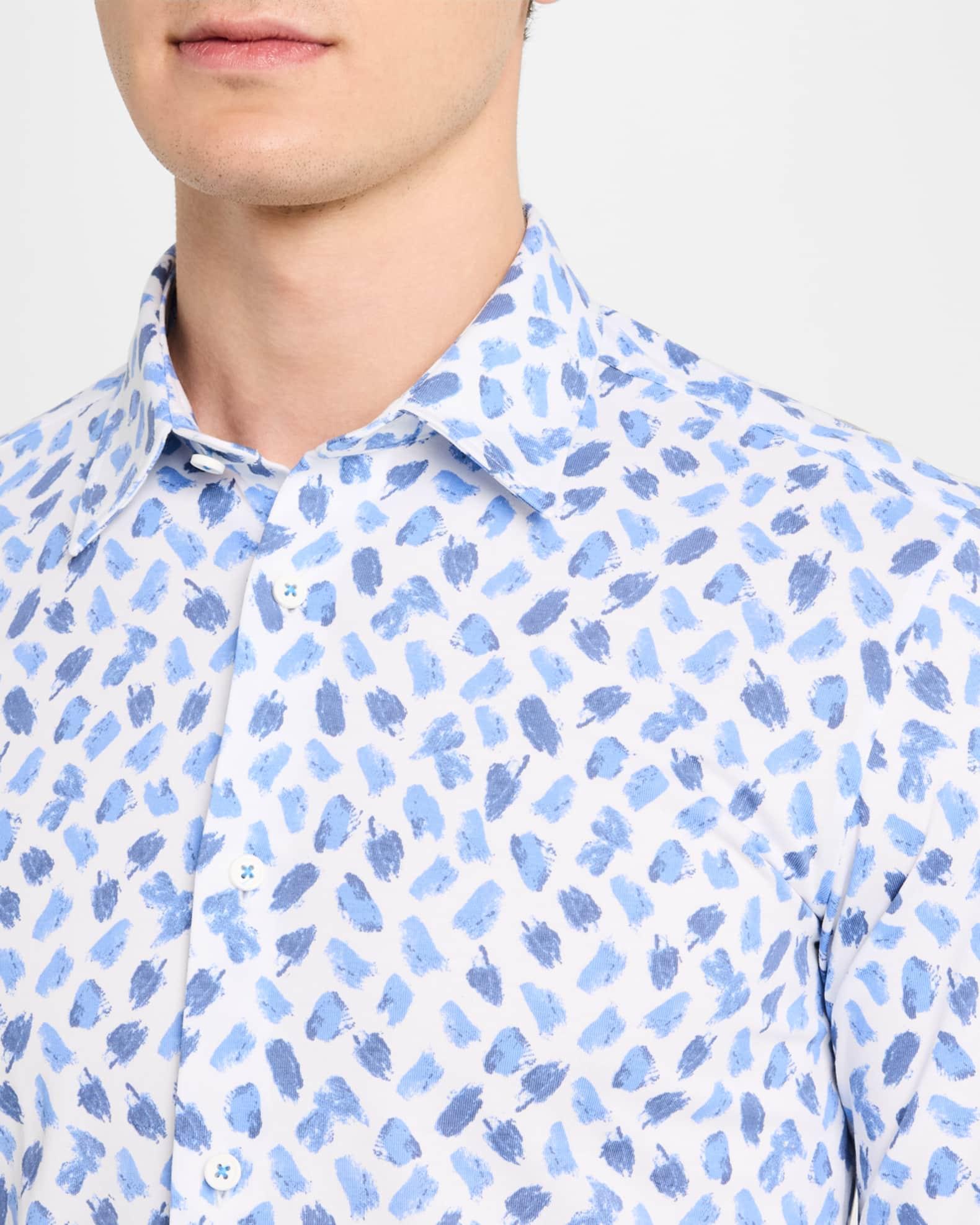 Men's Roan Brush Stroke Stretch Dress Shirt Product Image