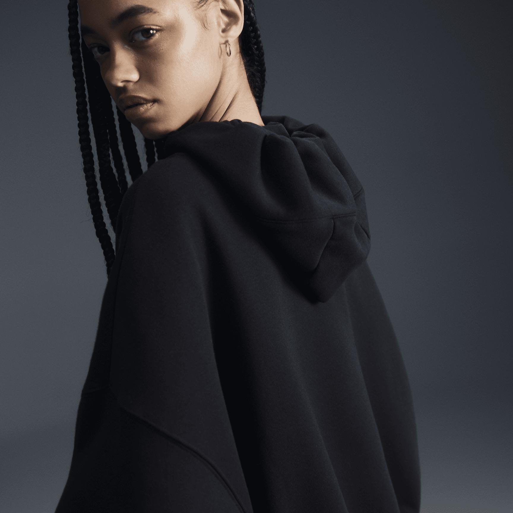 Womens Nike Sportswear Phoenix Fleece Over-Oversized Pullover Hoodie | DQ5858-010 Product Image