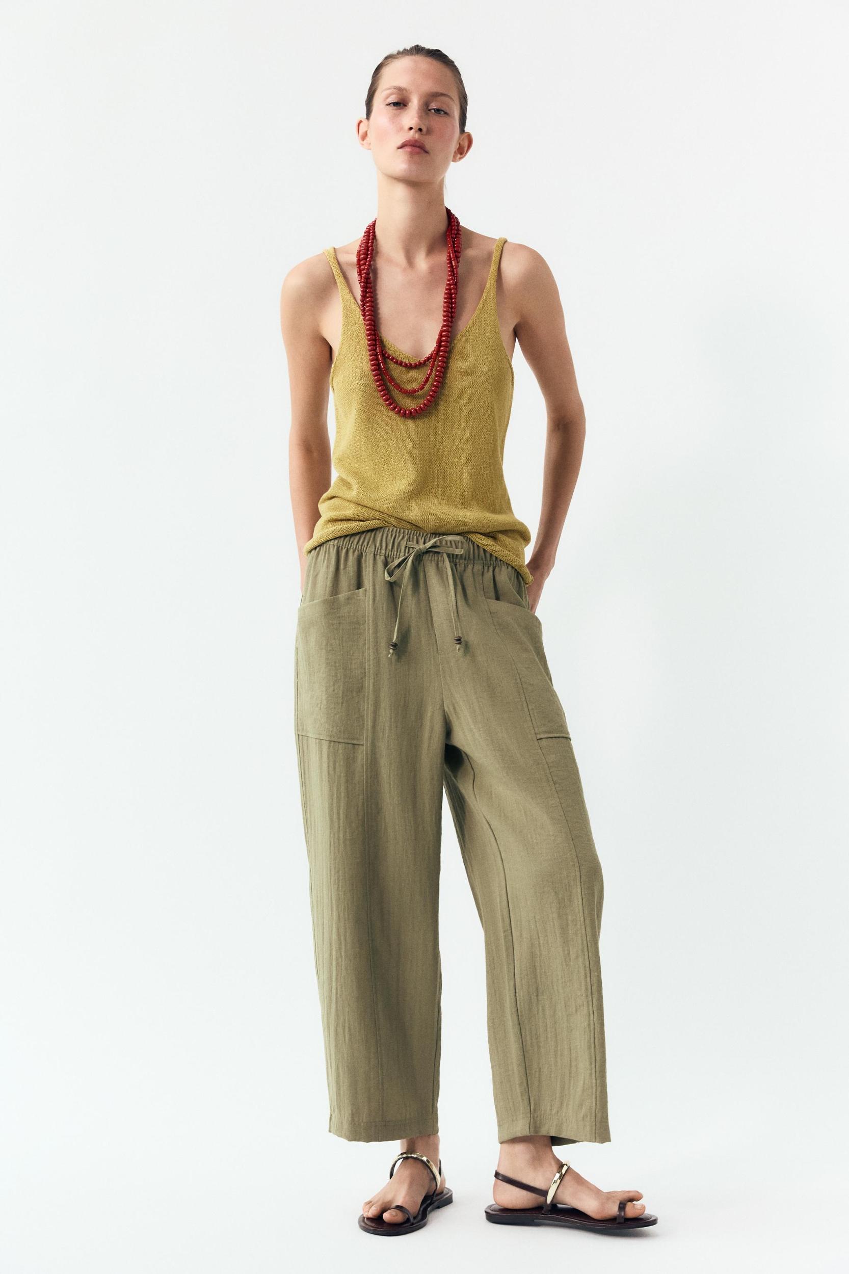 RUSTIC ELASTIC WAIST PANTS Product Image