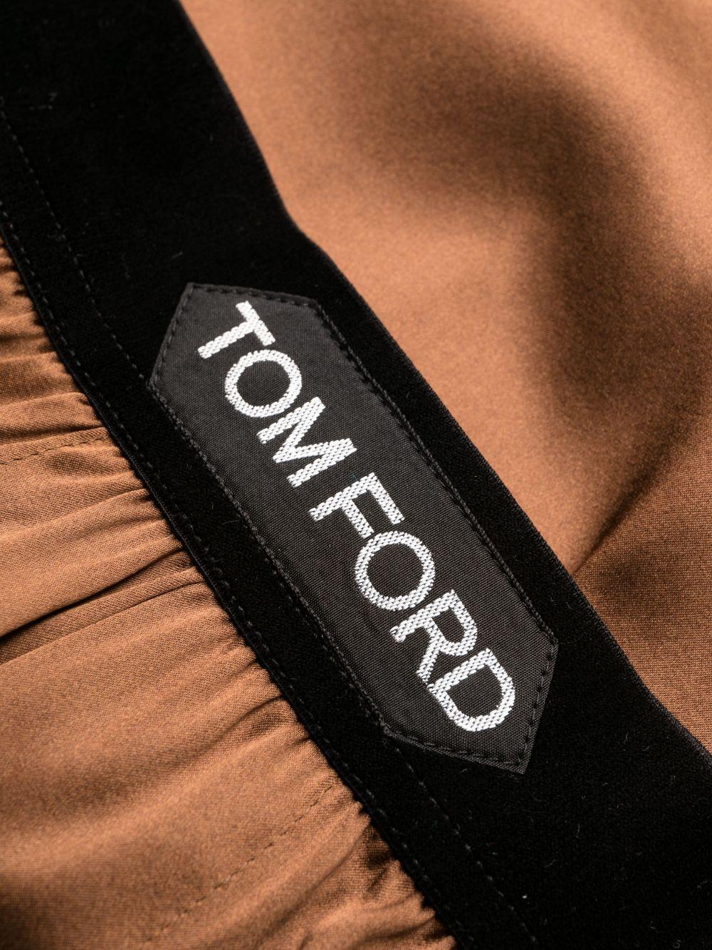 logo-waistband silk boxers Product Image