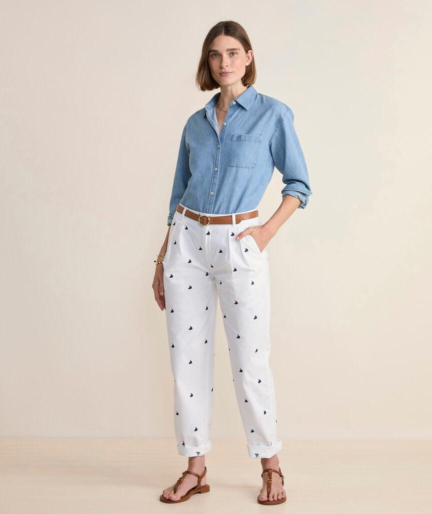 Embroidered Relaxed Chino Product Image