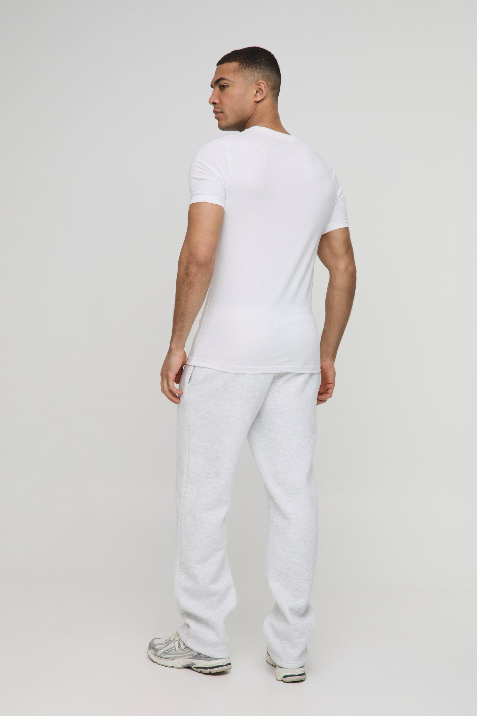 2 Pack Muscle Fit T-Shirt | boohooMAN USA Product Image