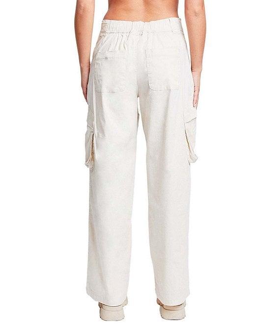 YMI Jeanswear High Rise Relaxed Straight Leg Cargo Pants Product Image