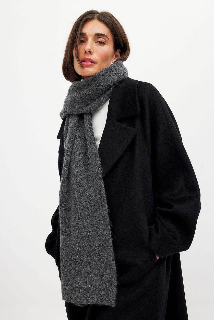 Knitted Alpaca Blend Scarf Product Image