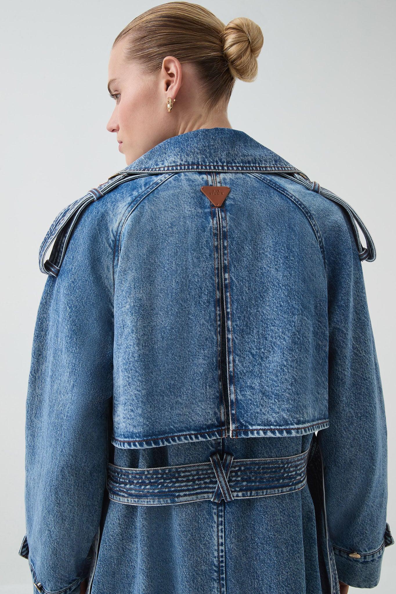 Blues Denim Trench Product Image