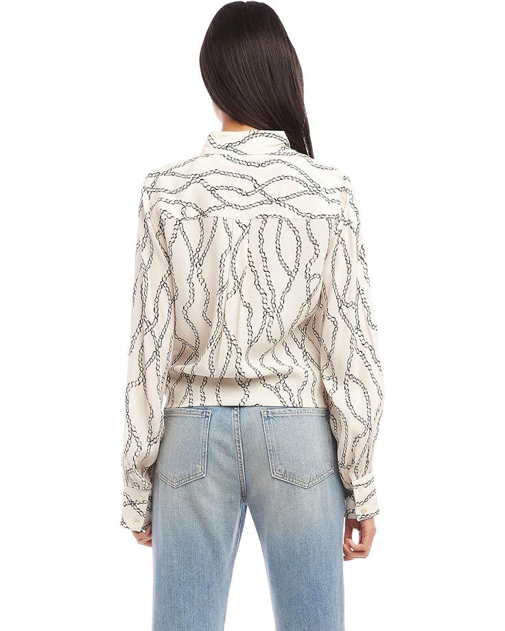 Geo Pebble Wrap Top Product Image