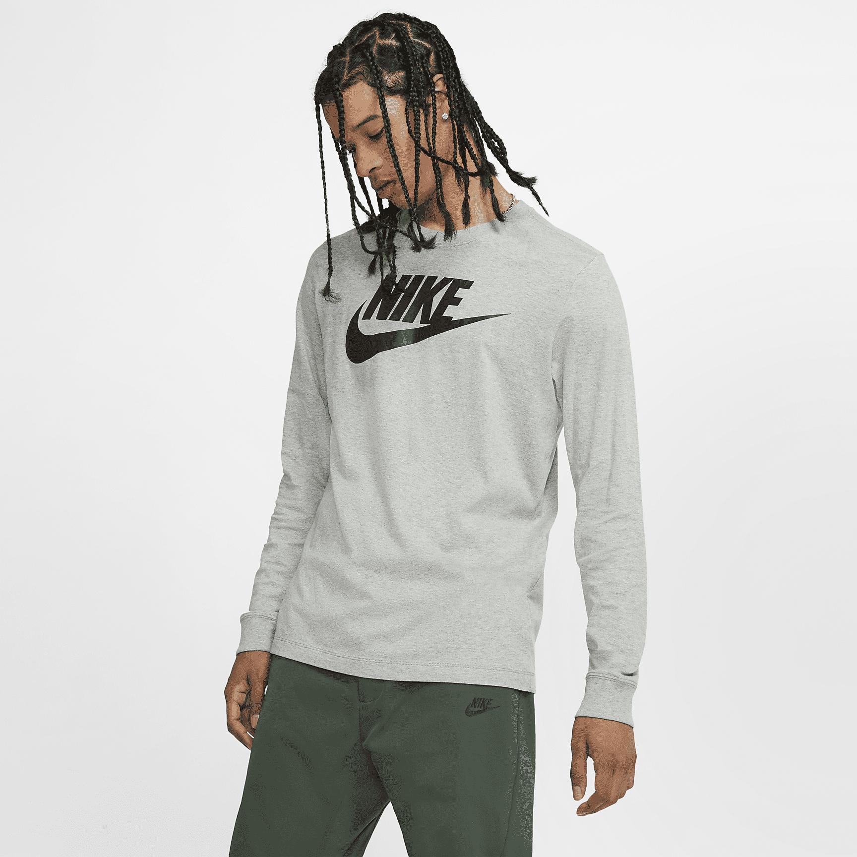 Mens Nike Sportswear Long-Sleeve T-Shirt | CI6291-063 Product Image