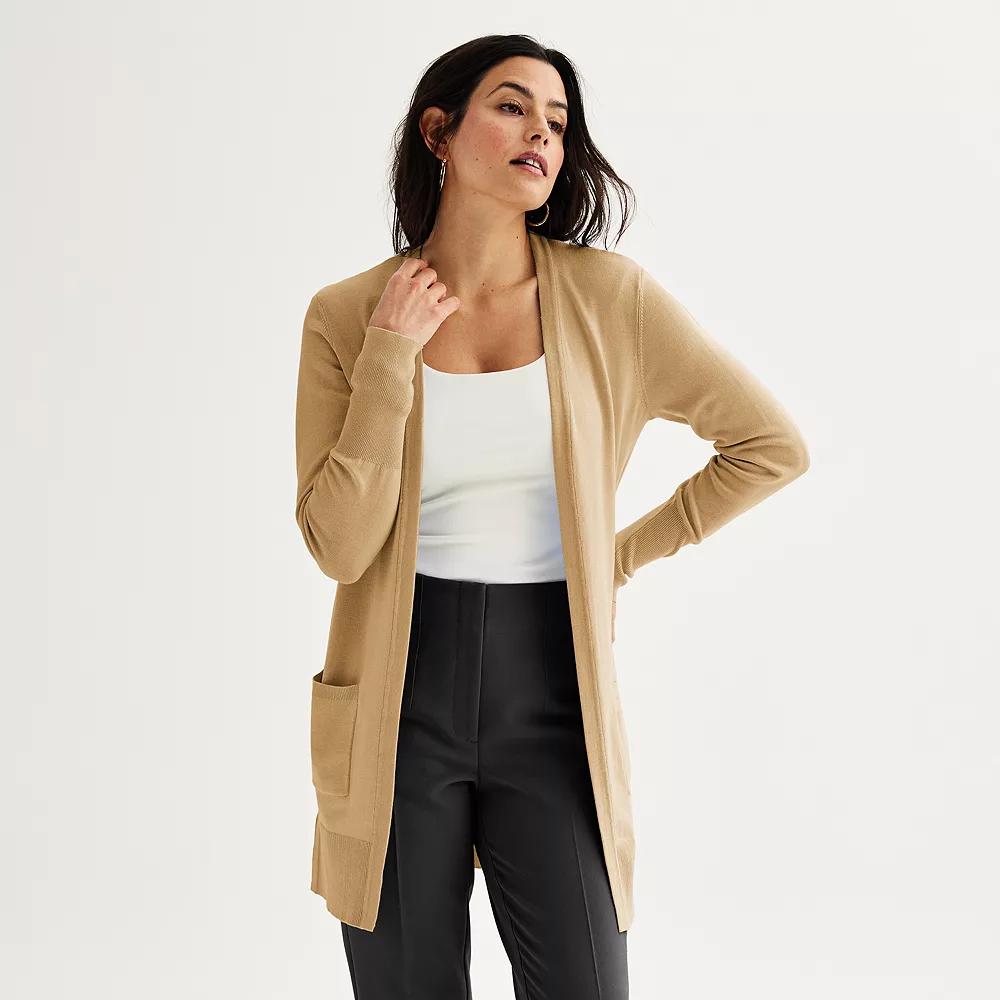 Women's Nine West Essential Open-Front Cardigan,  Product Image