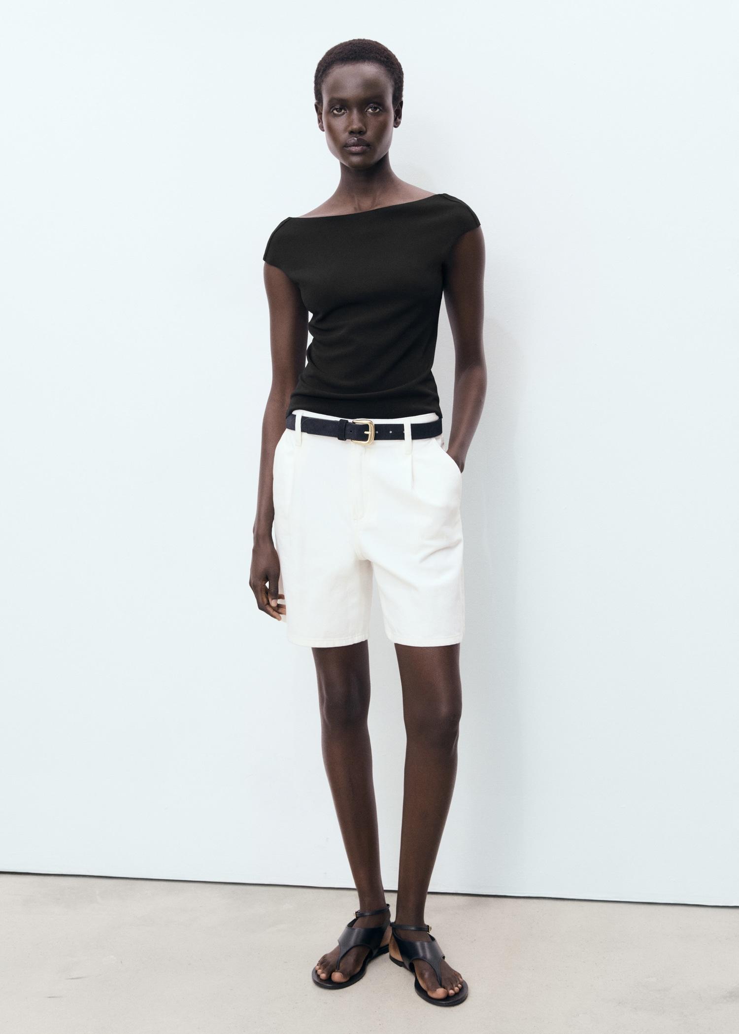 Open-back top - Women | MANGO USA Product Image