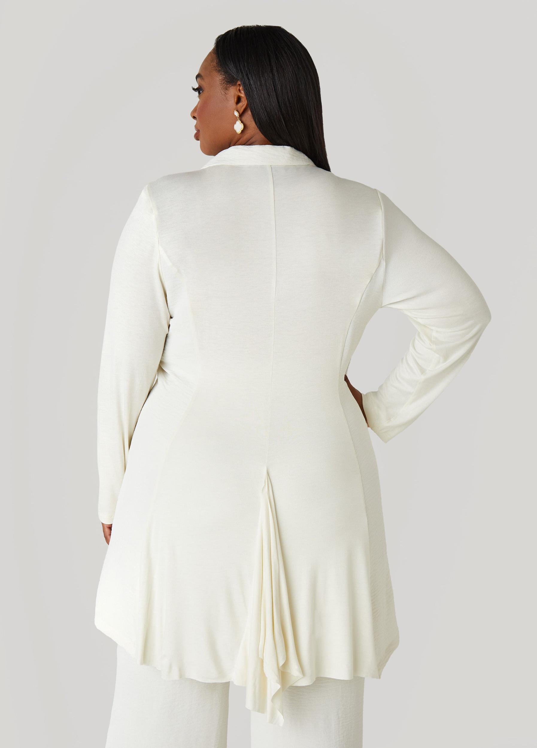 Plus Size Textured Straight Leg Pants Ashley Stewart Product Image