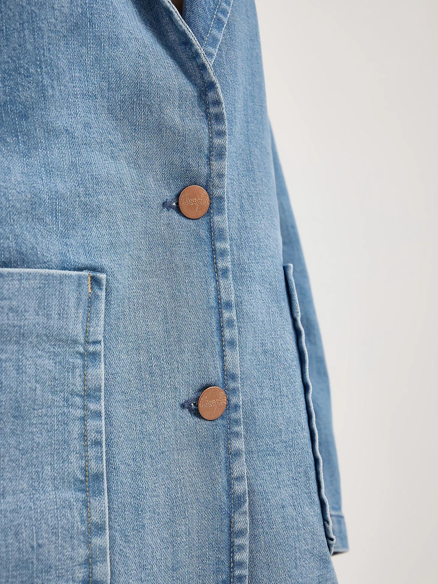 Women's Denim Blazer | Women's JACKETS & OUTERWEAR | Wrangler® Product Image