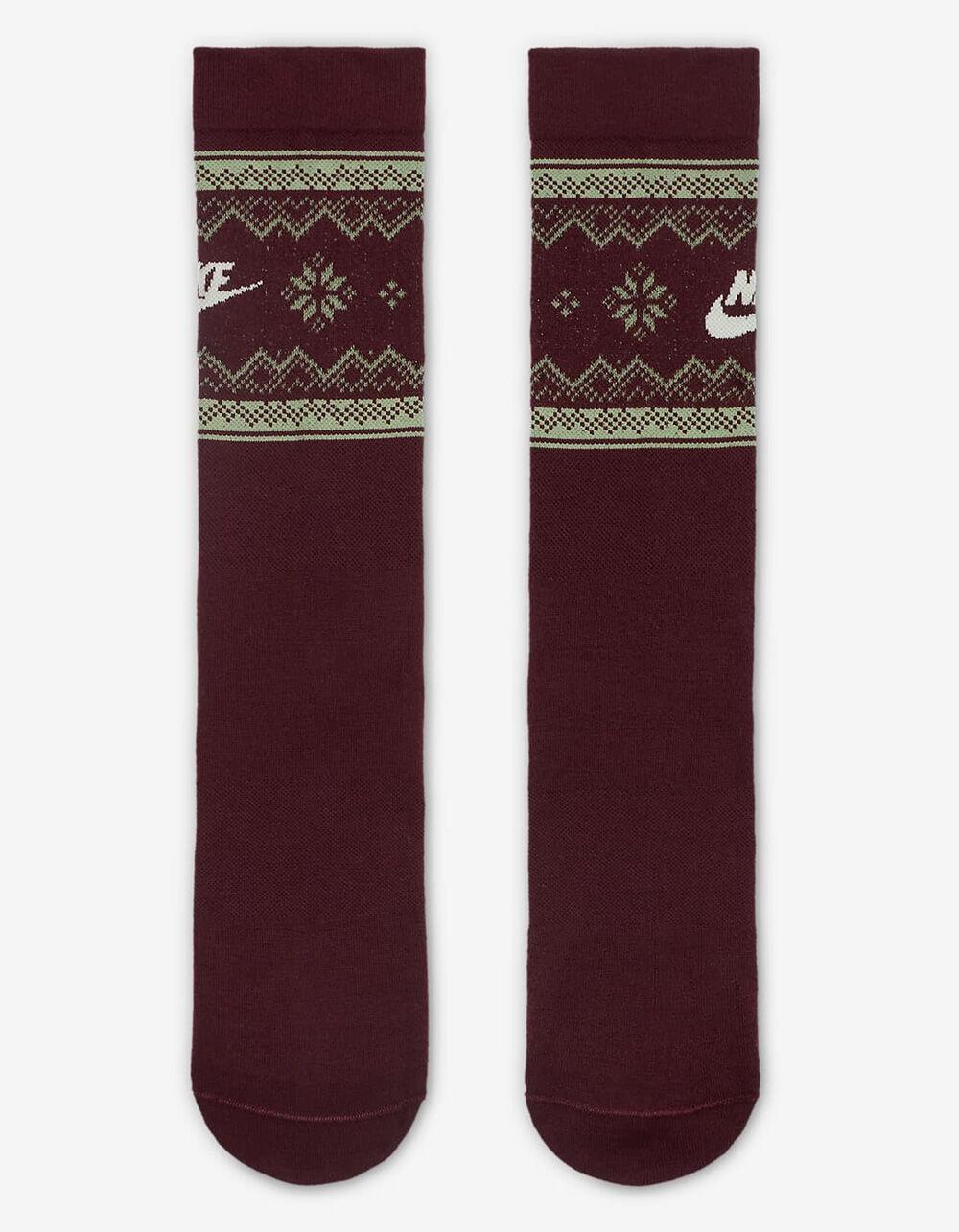 NIKE Everyday Essentials Fair Isle Crew Socks - BLACK COMBO Product Image