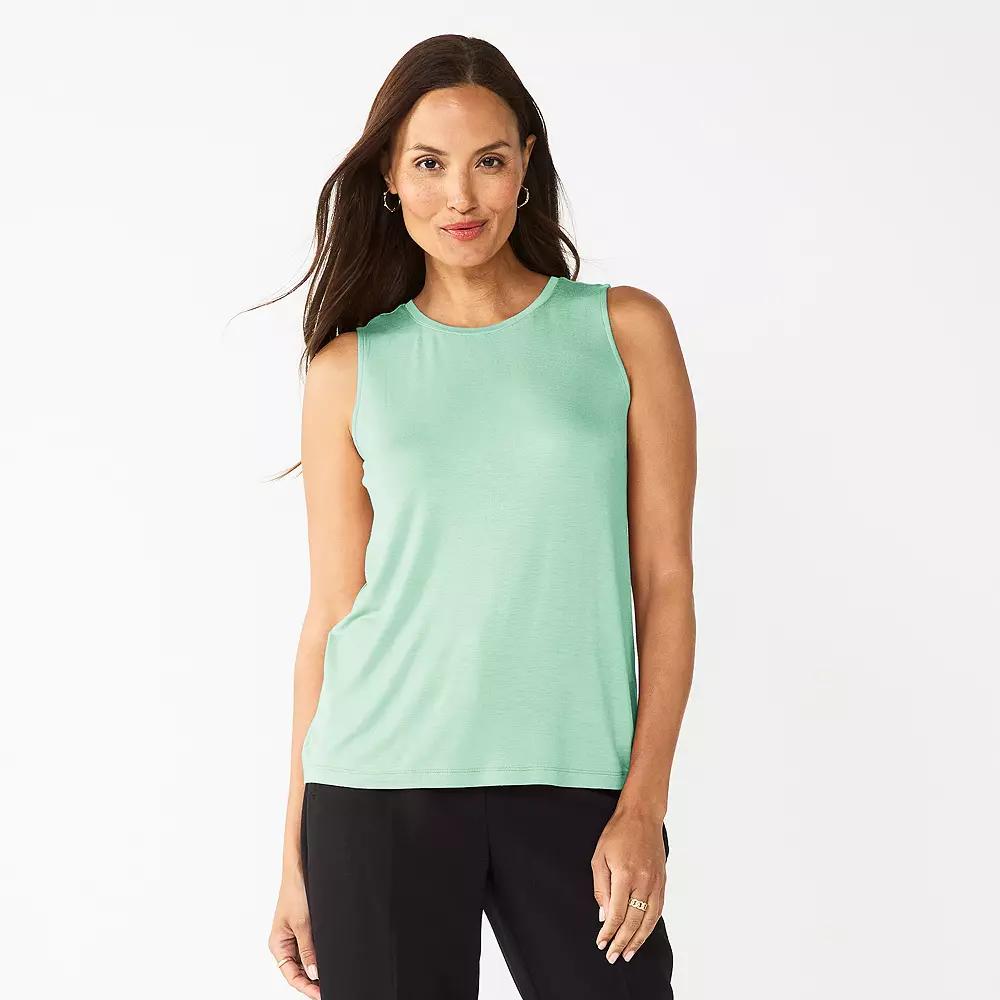 Nine West Essential Easy High-Neck Tank Top, Women's,  Product Image