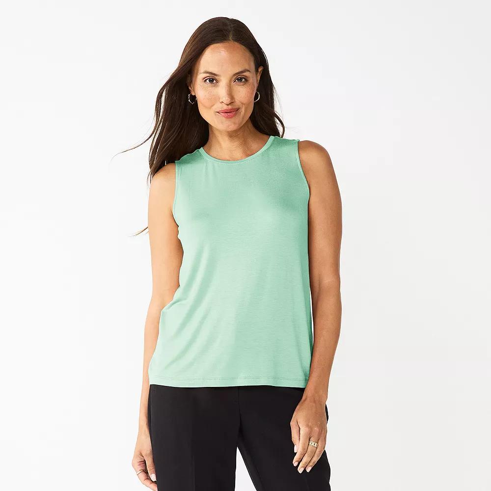 Nine West Essential Easy High-Neck Tank Top, Women's,  Product Image