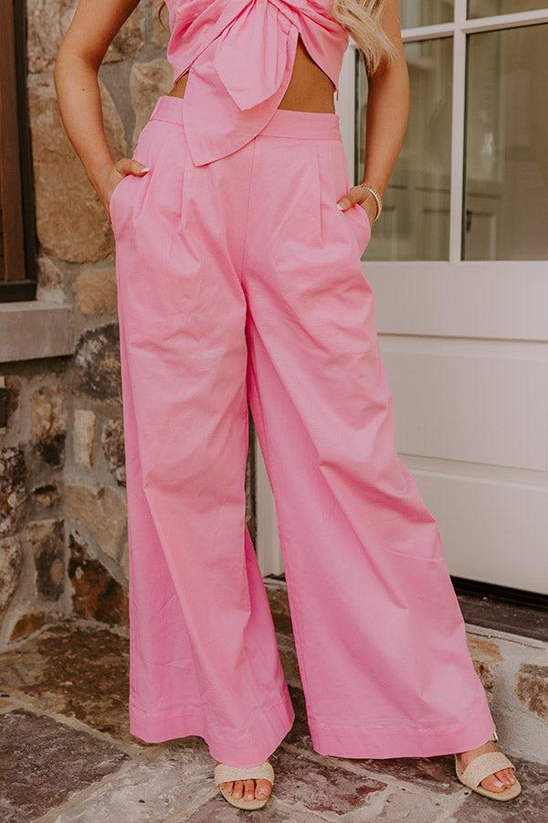 Chic Statement High Waist Wide Leg Pants Product Image