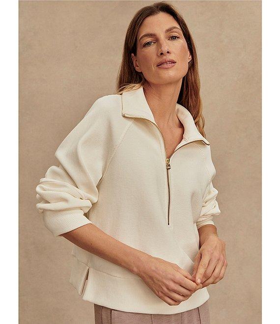 Varley Milano Mock Neck Long Sleeve Half Zip Pullover Product Image