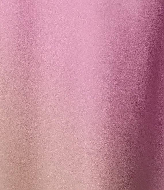 Antonio Melani Coordinating Bella A-Line Ombre Satin Midi Skirt Product Image