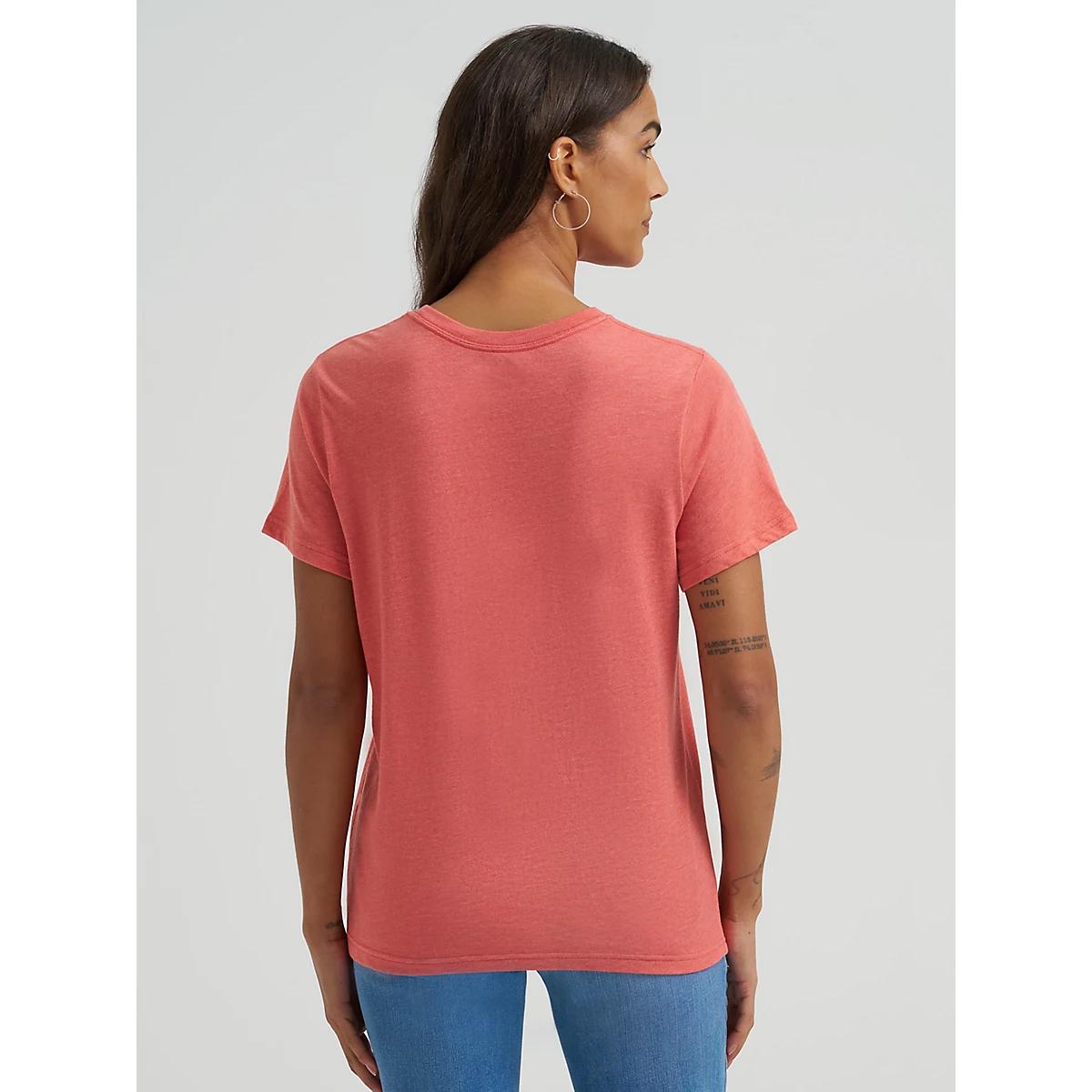 Women's Faded Cowgirl Retro Regular Fit Tee in Egret Product Image