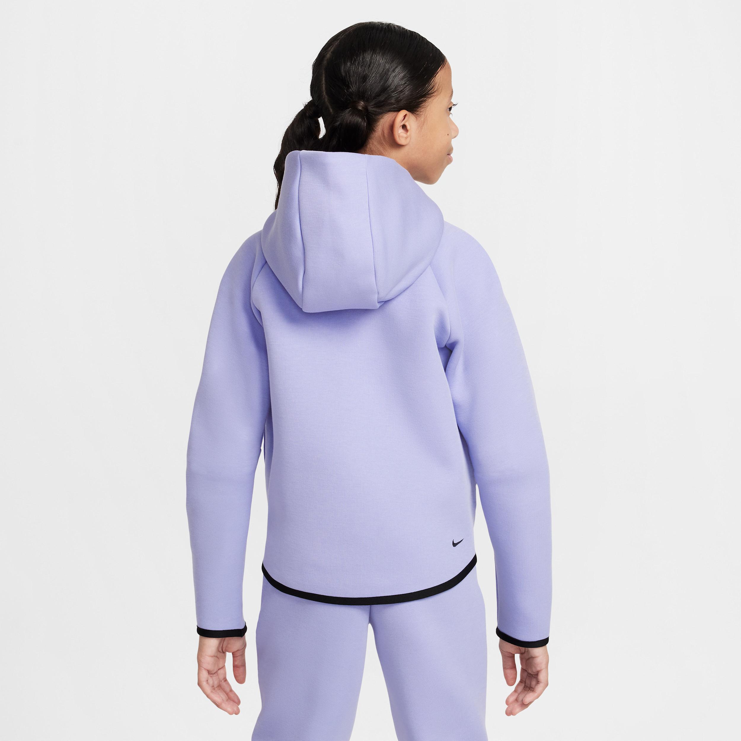 Unisex Nike Sportswear Tech Fleece Girls' Full-Zip Hoodie Product Image