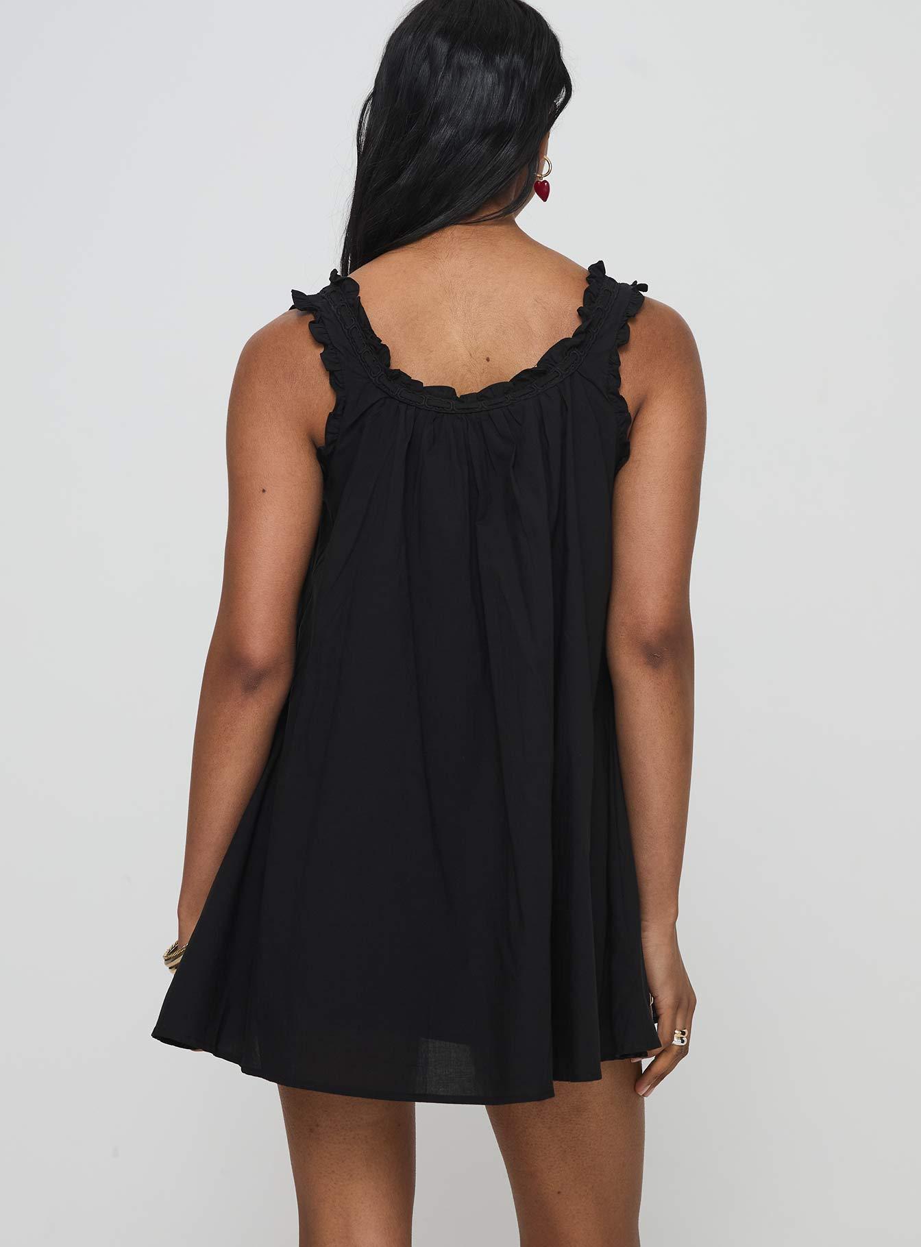 Swing Mini Dress Black Petite Product Image