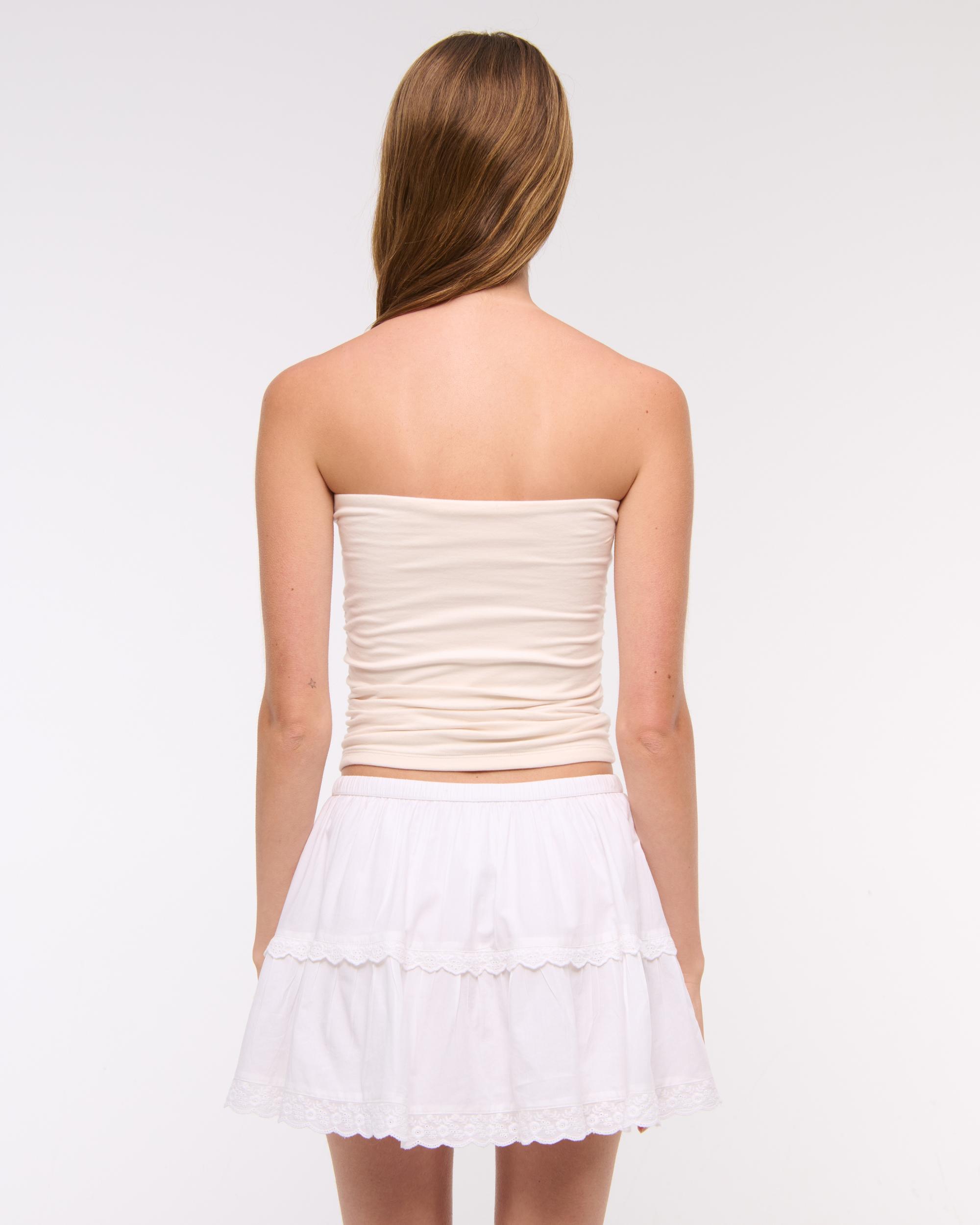 Mid Rise Pull-On Mini Skort Product Image