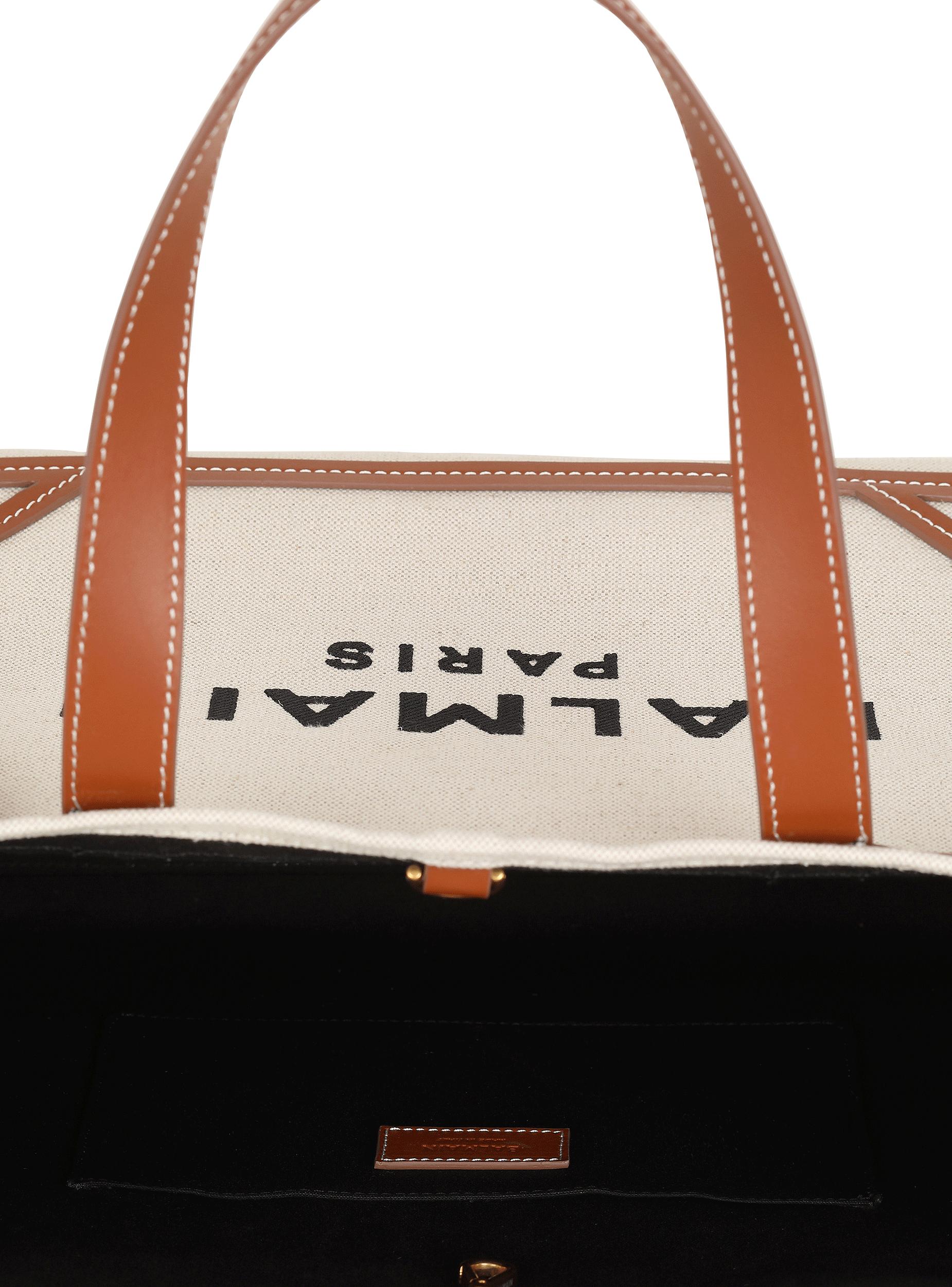 B-Army 42 canvas tote bag with leather details Product Image