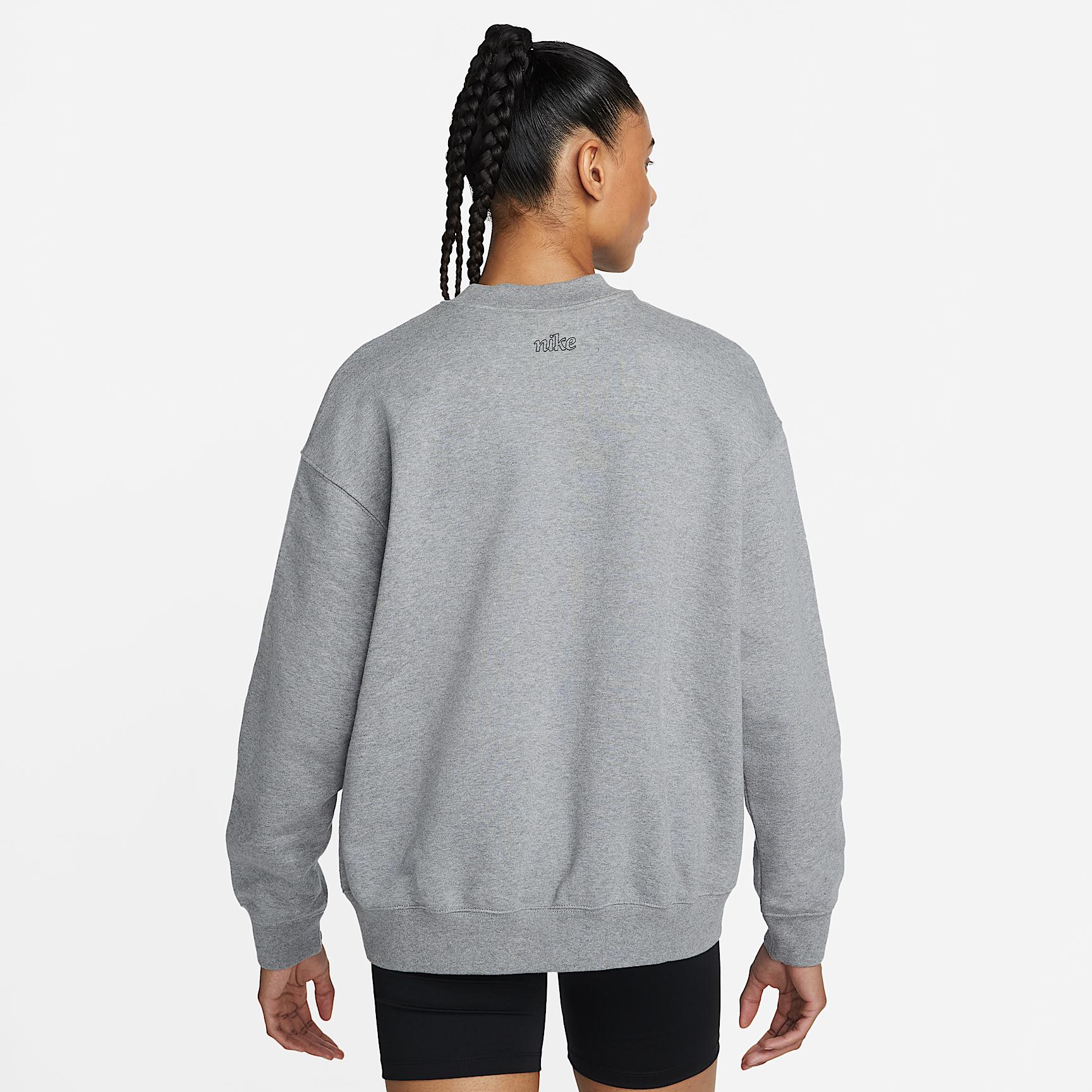 Nike Womens Dri-FIT Get Fit Graphic Crewneck Sweatshirt | DQ5542-091 Product Image